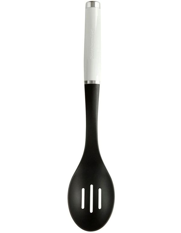 KitchenAid Slotted Spoon Nylon White